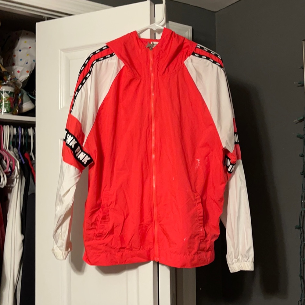 Pink windbreaker